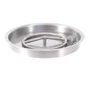 Round Stainless Steel Burner with Round Drop-In Pan image number 0