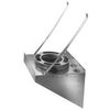 DuraPlus Stainless Steel Tee Support Bracket - 6"