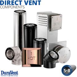 5" x 8" Diameter DuraVent DirectVent Pro Components