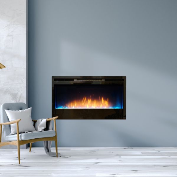Empire Nexfire Linear Black Electric Fireplace - 34" image number 0