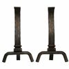Empire Decorative Black Forged Andirons image number 0