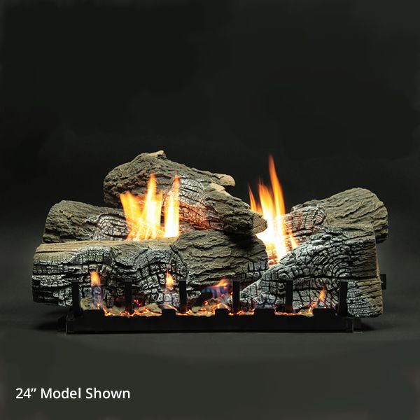 Empire Stacked Wildwood Ventless Gas Log Set