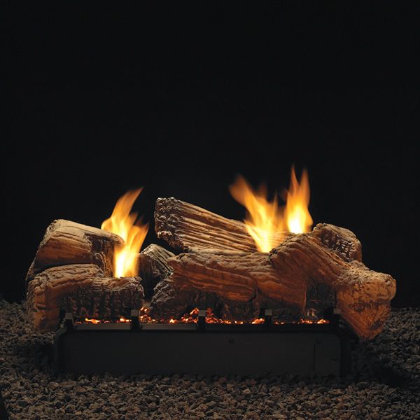 Empire Stone River See Through Ventless Gas Log Set