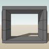 Engineered Ventless See Through Masonry Fireplace System - 42"