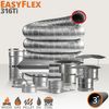 EasyFlex 316Ti Custom Chimney Liner Kit - 3"