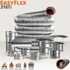 EasyFlex 316Ti Custom Chimney Liner Kit - 8"