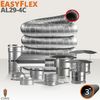 EasyFlex AL29-4C Stainless Steel Custom Chimney Liner Kit - 3"