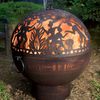 Fire Bowl with Full Moon Party Fire Dome - 26"