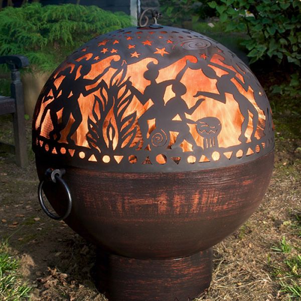 Fire Bowl with Full Moon Party Fire Dome - 26" image number 0
