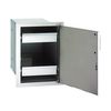 Fire Magic Select Single Door with Dual Drawers