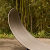 Fire Pit Art Stainless Steel Crescent Firewood Rack