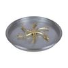 Triple S Brass Bullet Burner with Round Drop-In Pan