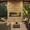 Fire Garden Linear Outdoor See-Through Gas Fireplace - 64"