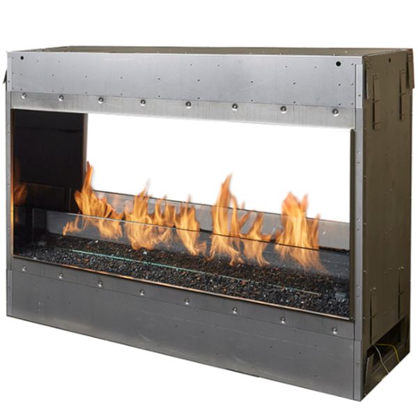 Fire Garden Linear Outdoor See-Through Gas Fireplace - 64"