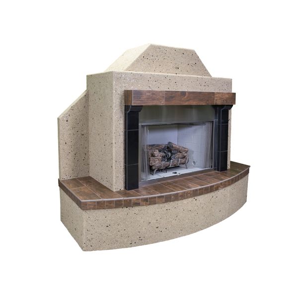FlameCraft Traditional Outdoor Gas Fireplace image number 2