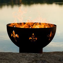 Fleur De Lis Fire Pit