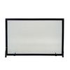 Framed Black Wrought Iron Single Panel Screen - 39" x 25"