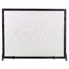 Framed Black Wrought Iron Single Panel Screen - 44" x 34"