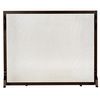 Framed Bronze Wrought Iron Single Panel Screen - 44" x 33"