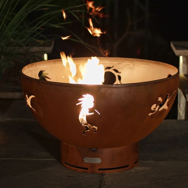 Kokopelli Gas Fire Pit | Woodland Direct