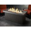 Key Largo Black Linear Gas Fire Pit – Supercast Top image number 0