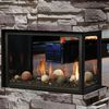 Kingsman MCVP42 Decorative Peninsula Direct Vent Gas Fireplace