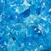 Krystal Fire 1/4"- 1/2" Turquoise Ice Fire Glass image number 1