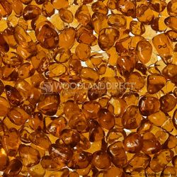 Krystal Fire - Smooth Fire Glass - 1/4" Apricot
