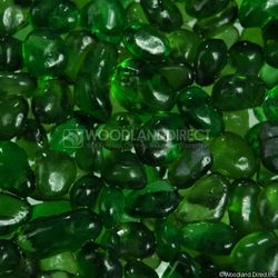 Krystal Fire - Smooth Fire Glass - 1/4" Emerald