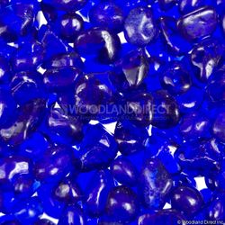 Krystal Fire - Smooth Fire Glass - 1/4" Royal Blue