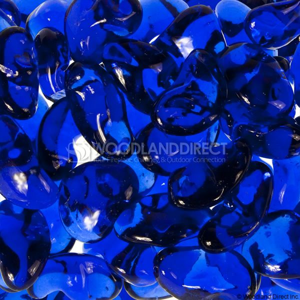 Krystal Fire 1" Smooth Royal Fire Glass image number 0