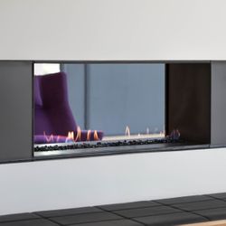 European Home H-Series See-Through Ventless Gas Fireplace - 42"