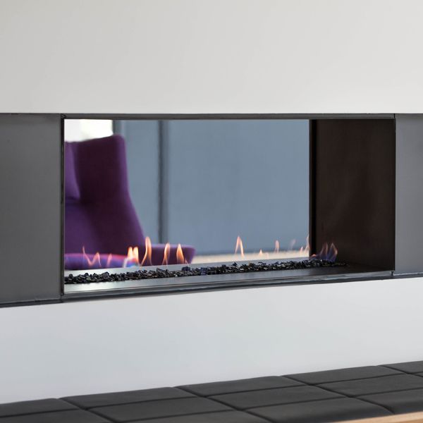 European Home H-Series See-Through Ventless Gas Fireplace - 60"