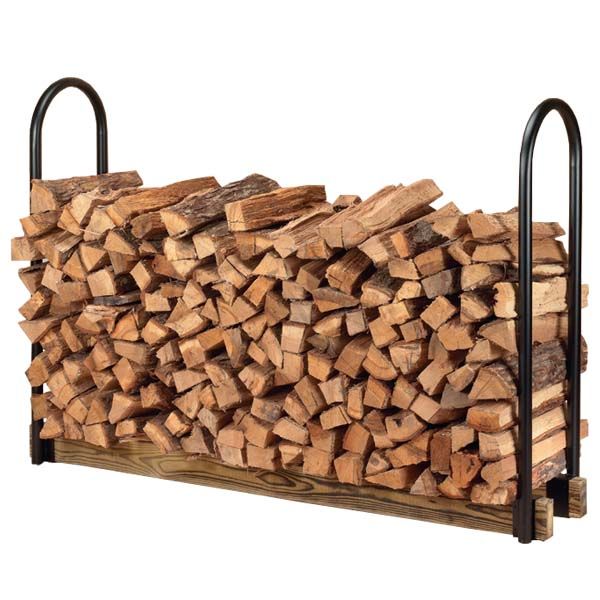 Pleasant hearth adjustable best sale firewood rack bracket kit