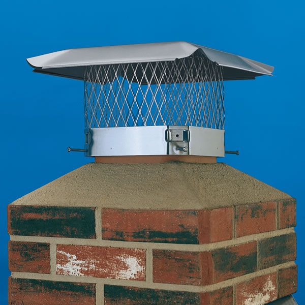 HY-C Draft King Stainless Steel Square Chimney Cap image number 1