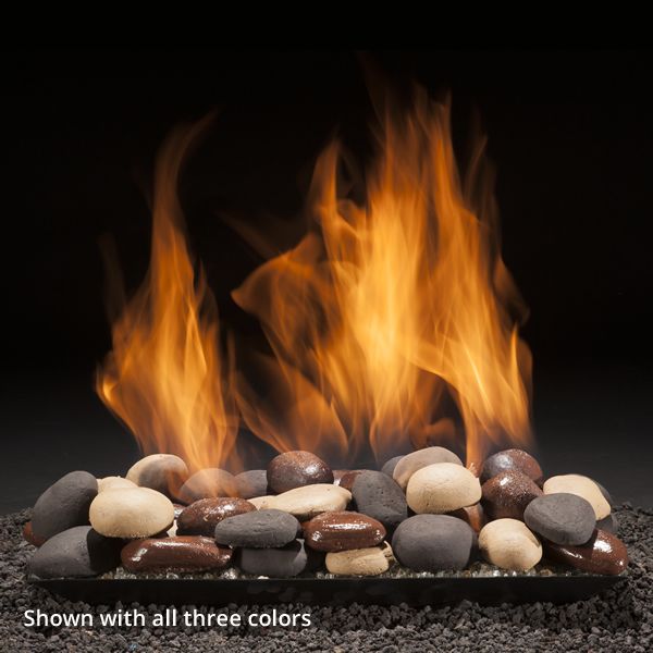 Hargrove Blazing River Vented Fireplace Stone Set image number 0