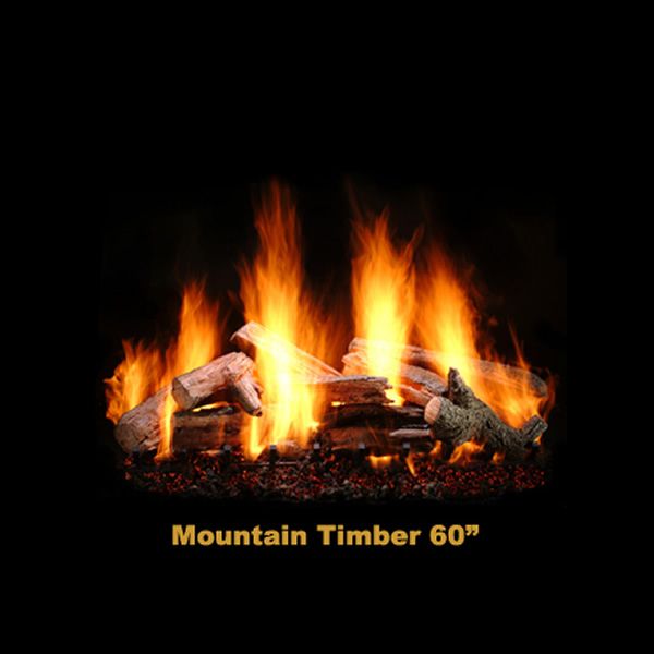 Hargrove Mountain Timber Vented Gas Log Set