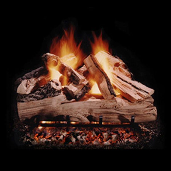 Hargrove Western Pine Shallow See Through Vented Gas Log Set