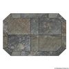 Heritage Octagon Hearth Pad - Natural Silver Slate