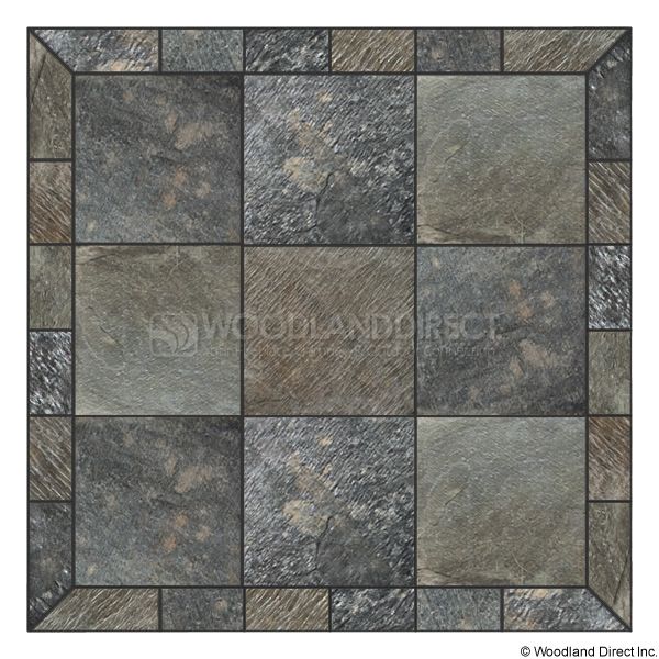 Heritage Square Wall Pad - Natural Silver Slate image number 0