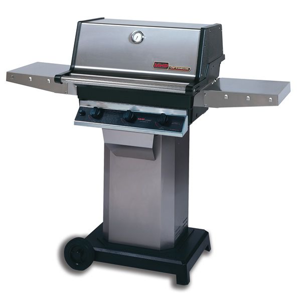 Heritage THRG2 Hybrid Gas Grill - Stainless Steel Column 6" Wheeled Cart image number 0