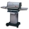 Heritage THRG2 Hybrid Gas Grill - Stainless Steel Column 6" Wheeled Cart