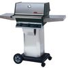 Heritage THRG2 Hybrid Gas Grill - Stainless Steel Column 8" Wheeled Cart