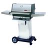 Heritage TJK Gas Grill - Stainless Steel Column 8" Wheeled Cart