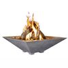 Weather Resistant AWEIS Square Flat Fire Pit Burner System - 24" image number 1