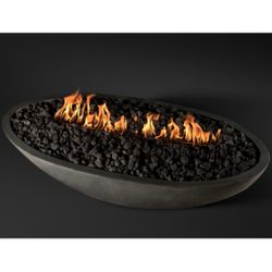 Slick Rock Oasis Oval Fire Bowl - Electronic