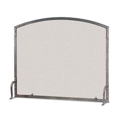 Old World Single Panel Arch Fireplace Screen