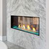 Empire Plaza Double-Sided Glass Barrier Gas Fireplace - 55"
