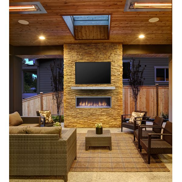 Outdoor Lifestyles Lanai Outdoor Linear Gas Fireplace - 48"