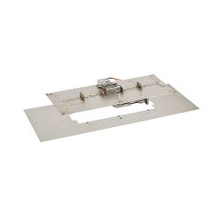 Linear Crystal Fire Plus Burner System and Plate - 13.5" x 24”